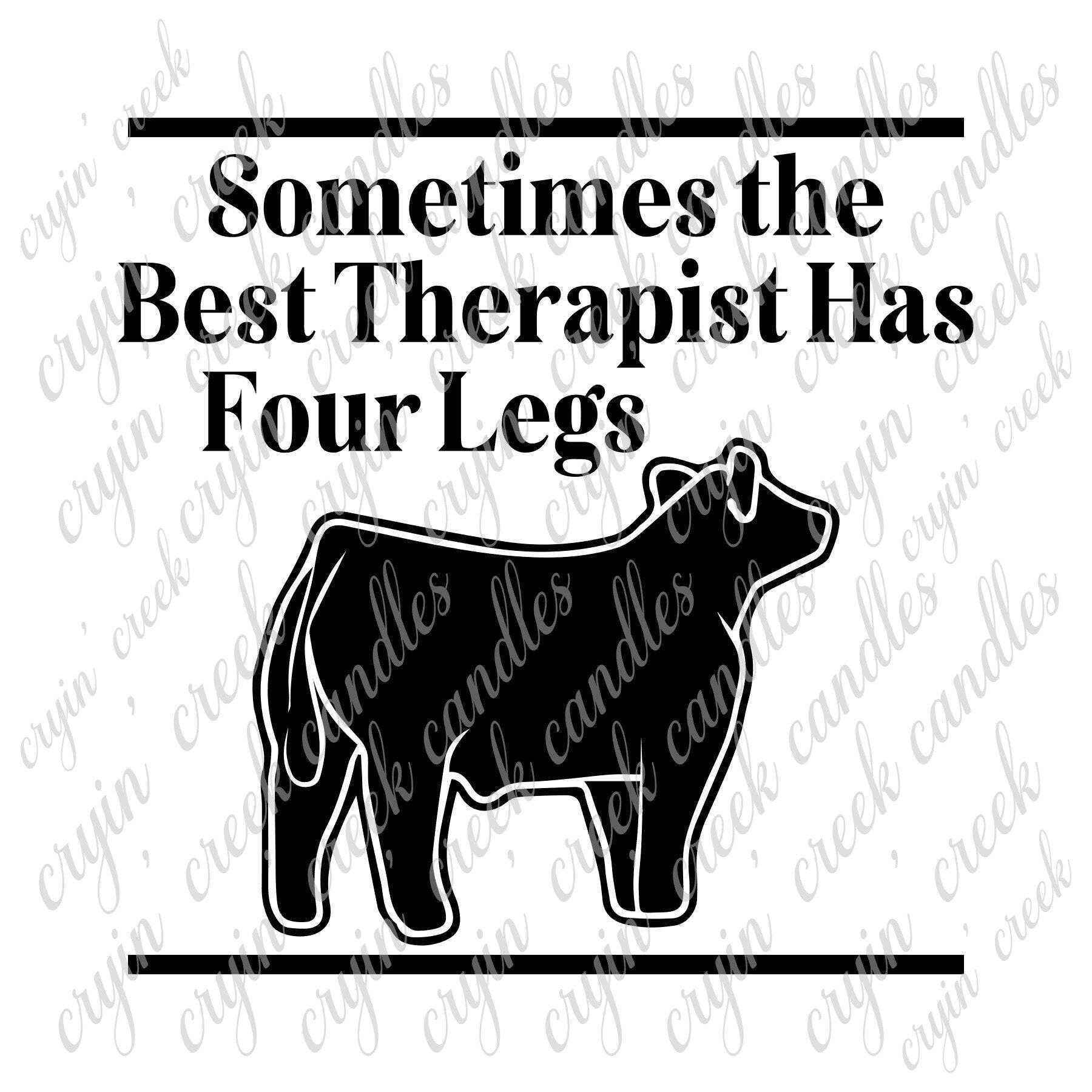 Best Therapist Has 4 Legs Steer Digital Download