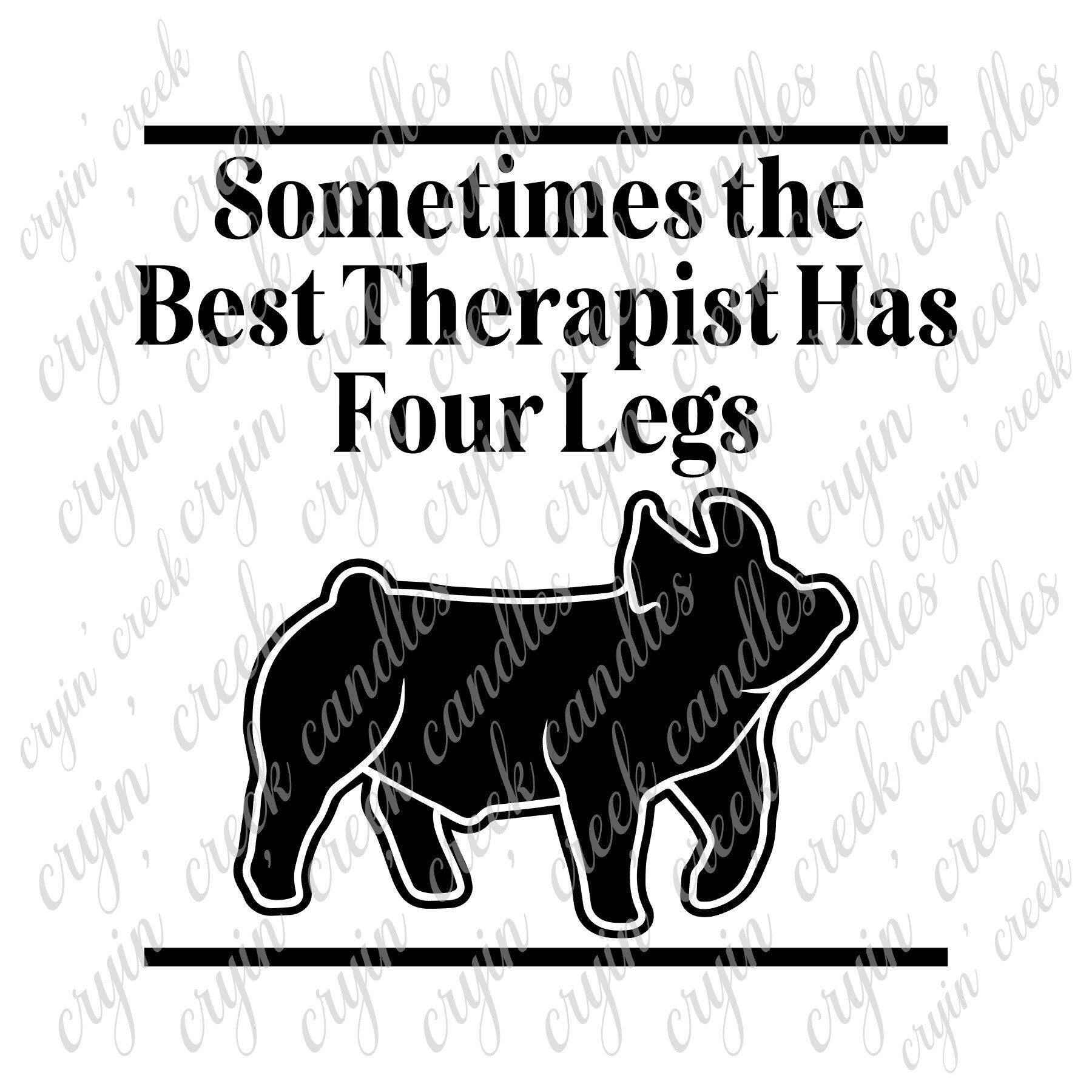 Best Therapist Has Four Legs Hog Digital Download