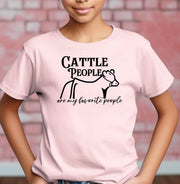 Cattle People Are My Favorite People Adult Cotton Unisex T-Shirt