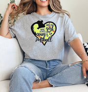 Just A Girl Who Loves Cows and Softball T-Shirt - Cryin Creek