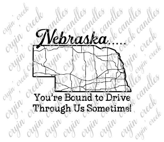 Nebraska...You're Bound to Drive Through Us Download | Cryin Creek