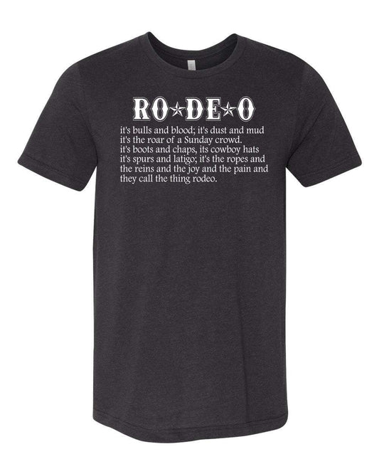 Rodeo Lyrics Adult T-shirt - for Garth Brooks Fans! | Cryin Creek