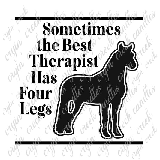 Sometimes the Best Therapist Has 4 Legs Download | Cryin Creek