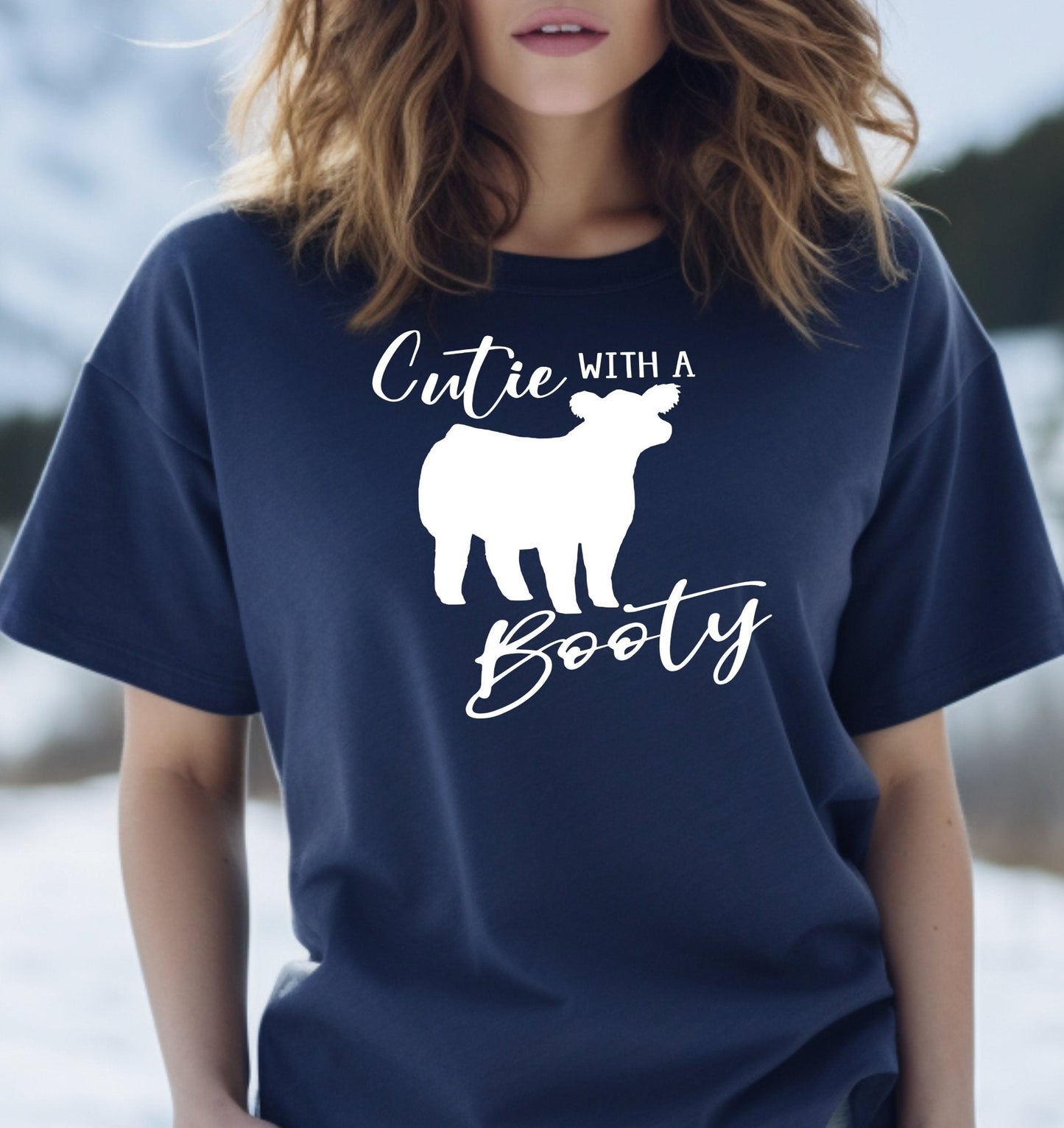Cutie with a Booty Adult/Youth Cotton T-Shirt | Cryin Creek