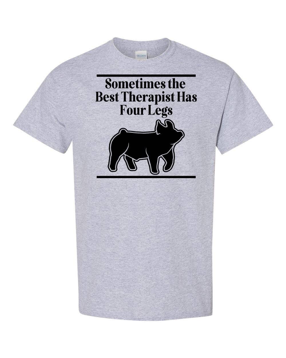 Best Therapist Has Four Legs Hog Digital Download Tee