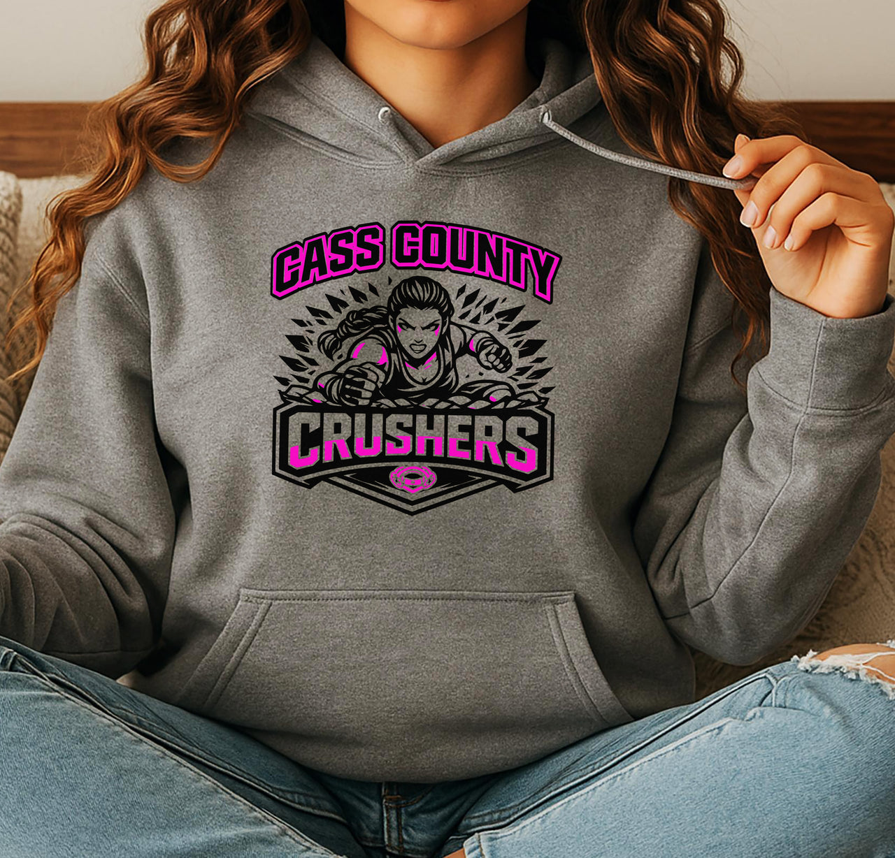 Cass County Crushers Adult or Youth T-Shirt/Hoodie