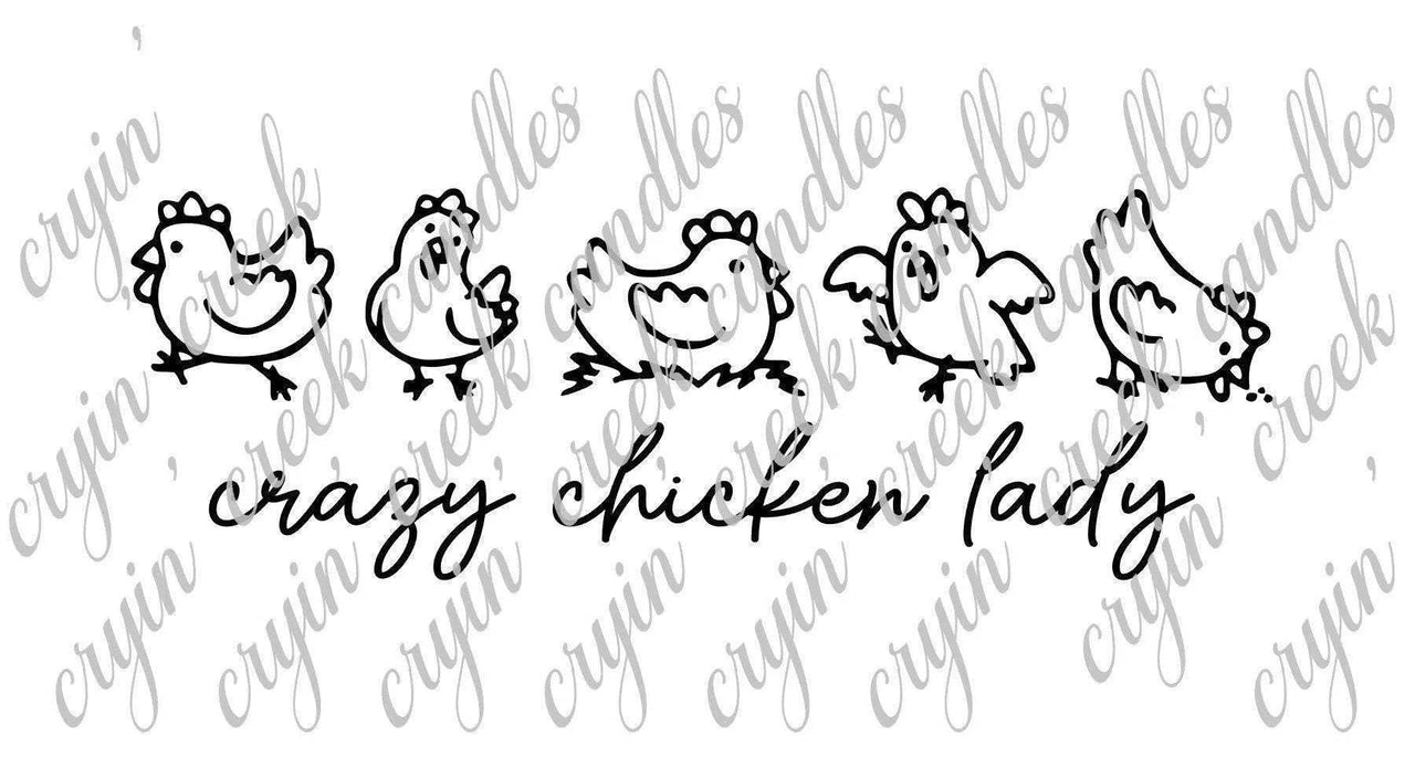 Crazy Chicken Lady Digital Download