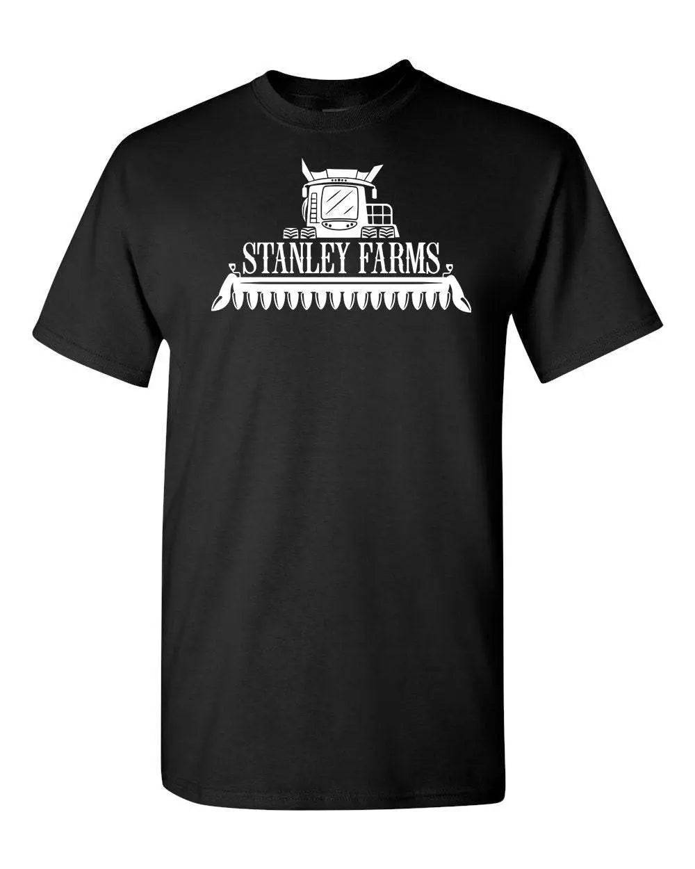 Custom Farm Name Combine Design Digital Download Tee