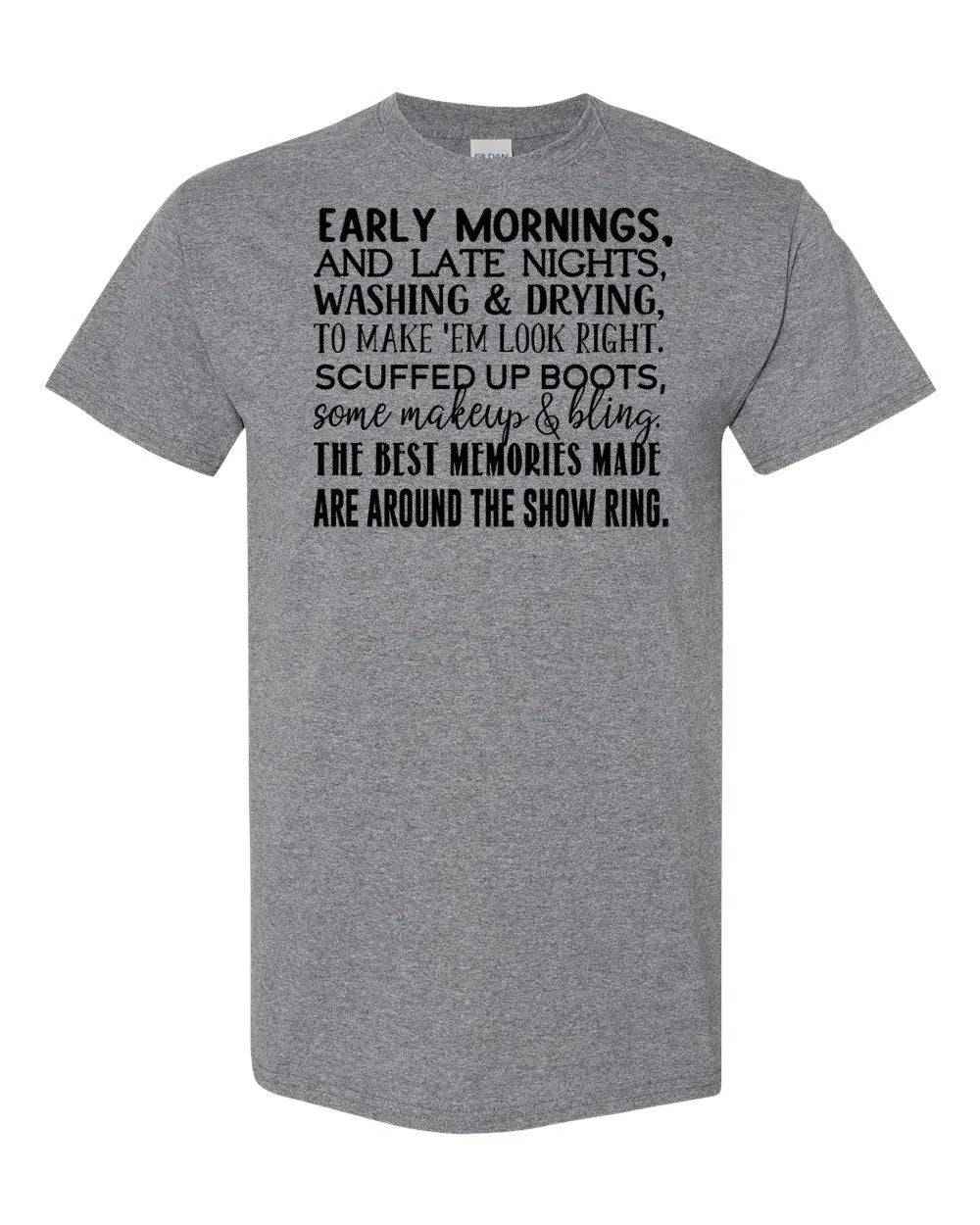 Early Mornings Late Nights Stock Show Digital Download