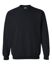 Farmhouse Lounge Distressed Nebraska Logo Cotton Crewneck  Black