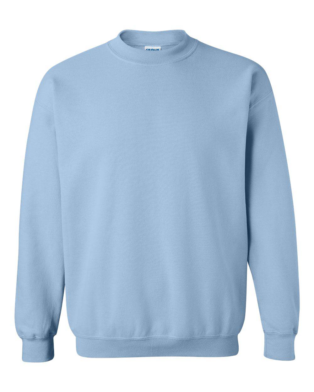 Farmhouse Lounge Distressed Nebraska Logo Cotton Crewneck Light Blue