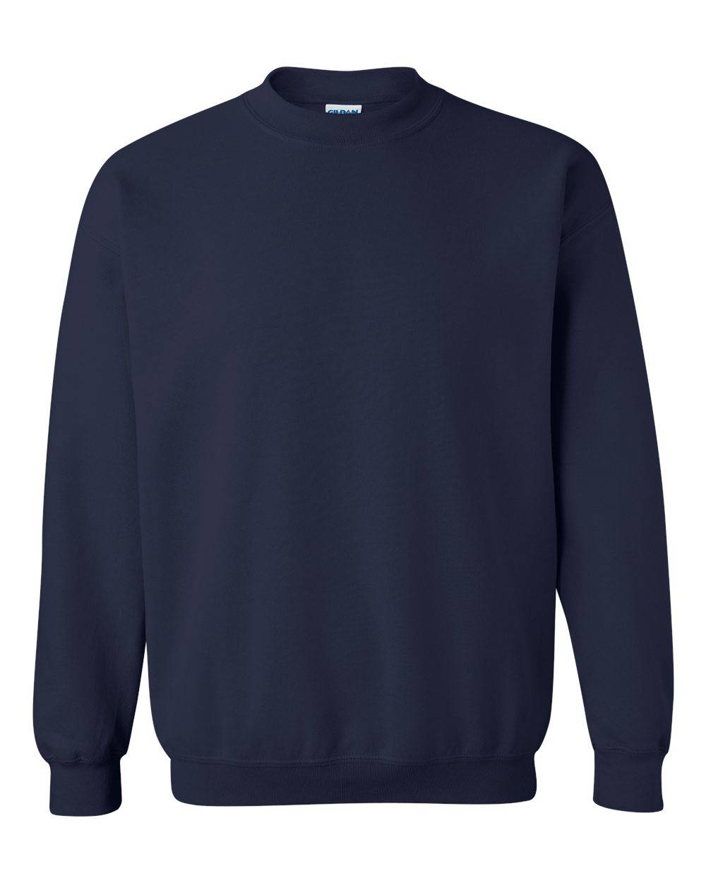 Farmhouse Lounge Distressed Nebraska Logo Cotton Crewneck Navy