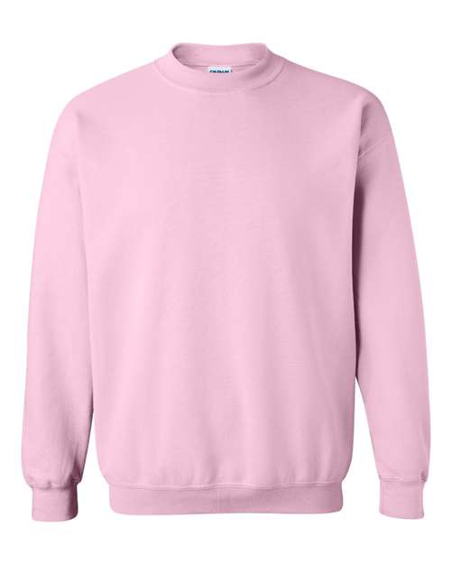 Farmhouse Lounge Distressed Nebraska Logo Cotton Crewneck Pink