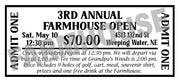 Farmhouse Open Ticket Digital Download