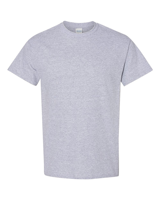 Gildan sport grey t-shirt on white background