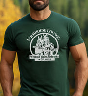 Farmhouse Lounge Vintage Horse Logo Adult Unisex T-Shirt - Cryin Creek