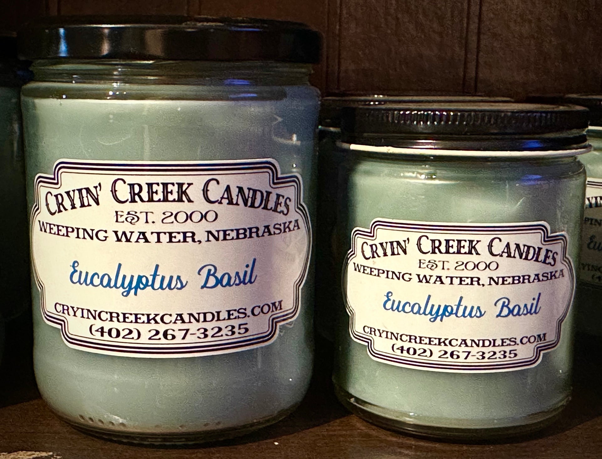 Handcrafted Wooden Wick Candles - Cryin Creek