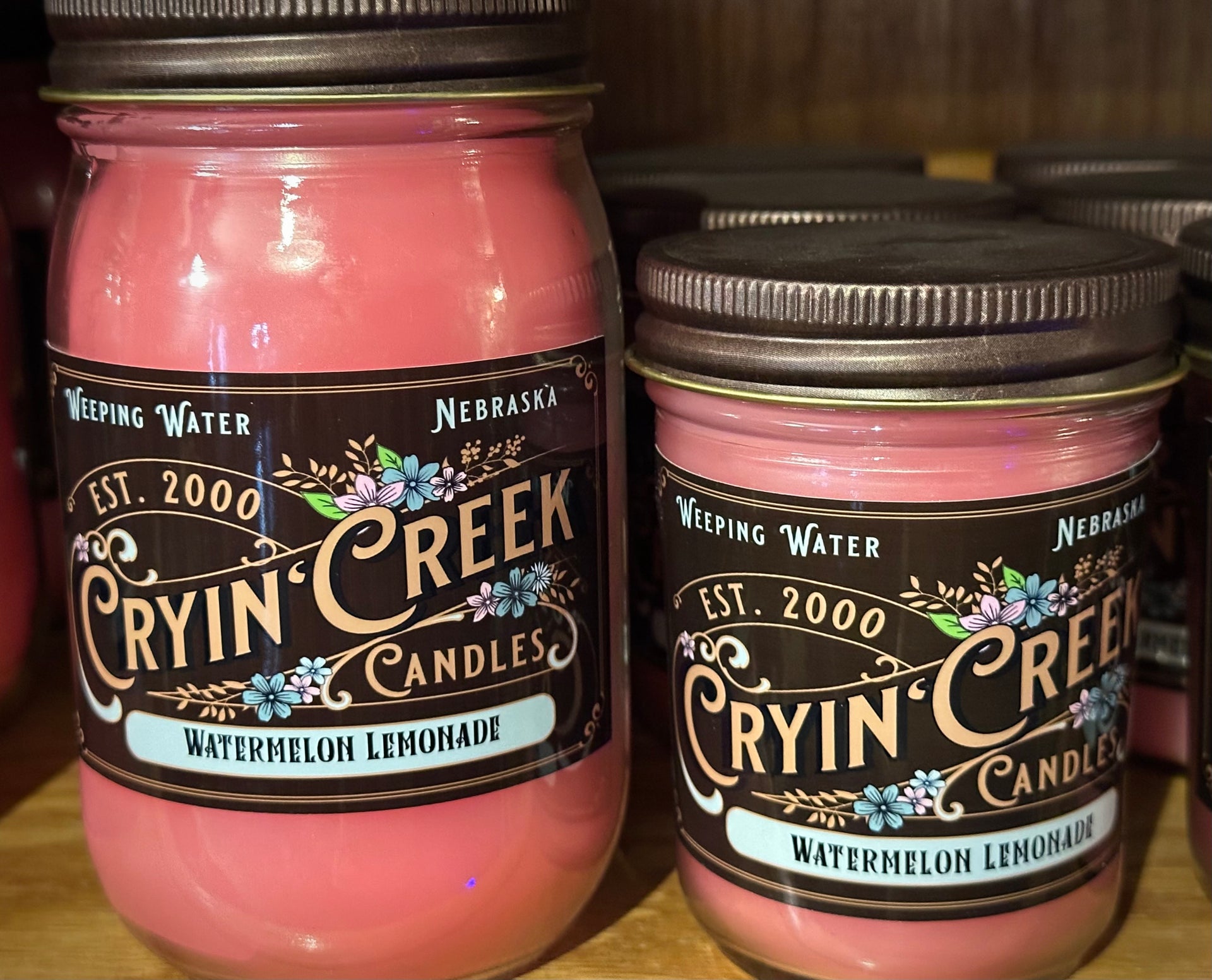 Handcrafted Cotton Wick Candles - Cryin Creek