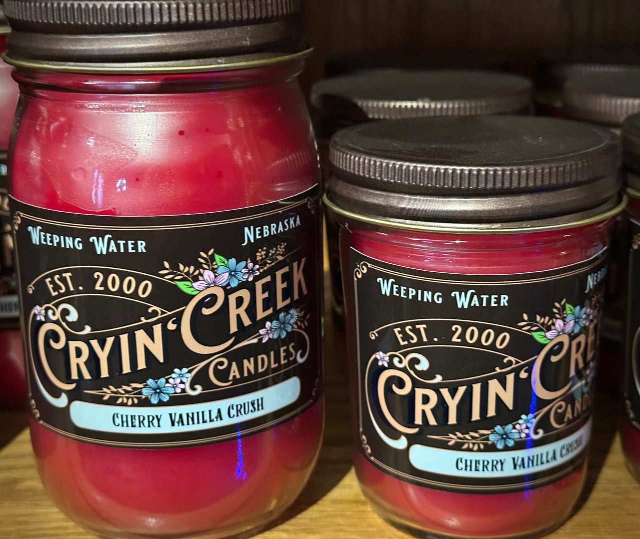 Handcrafted Cotton Wick Candles - Cryin Creek