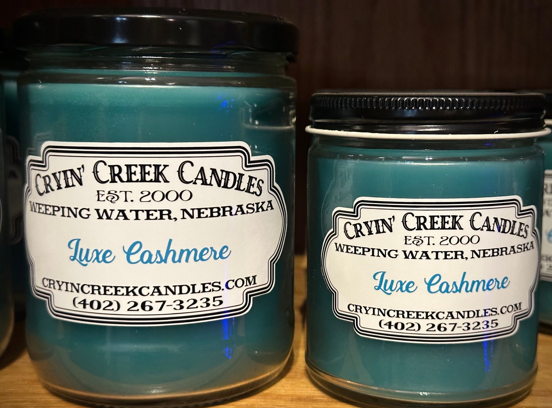 Handcrafted Wooden Wick Candles - Cryin Creek
