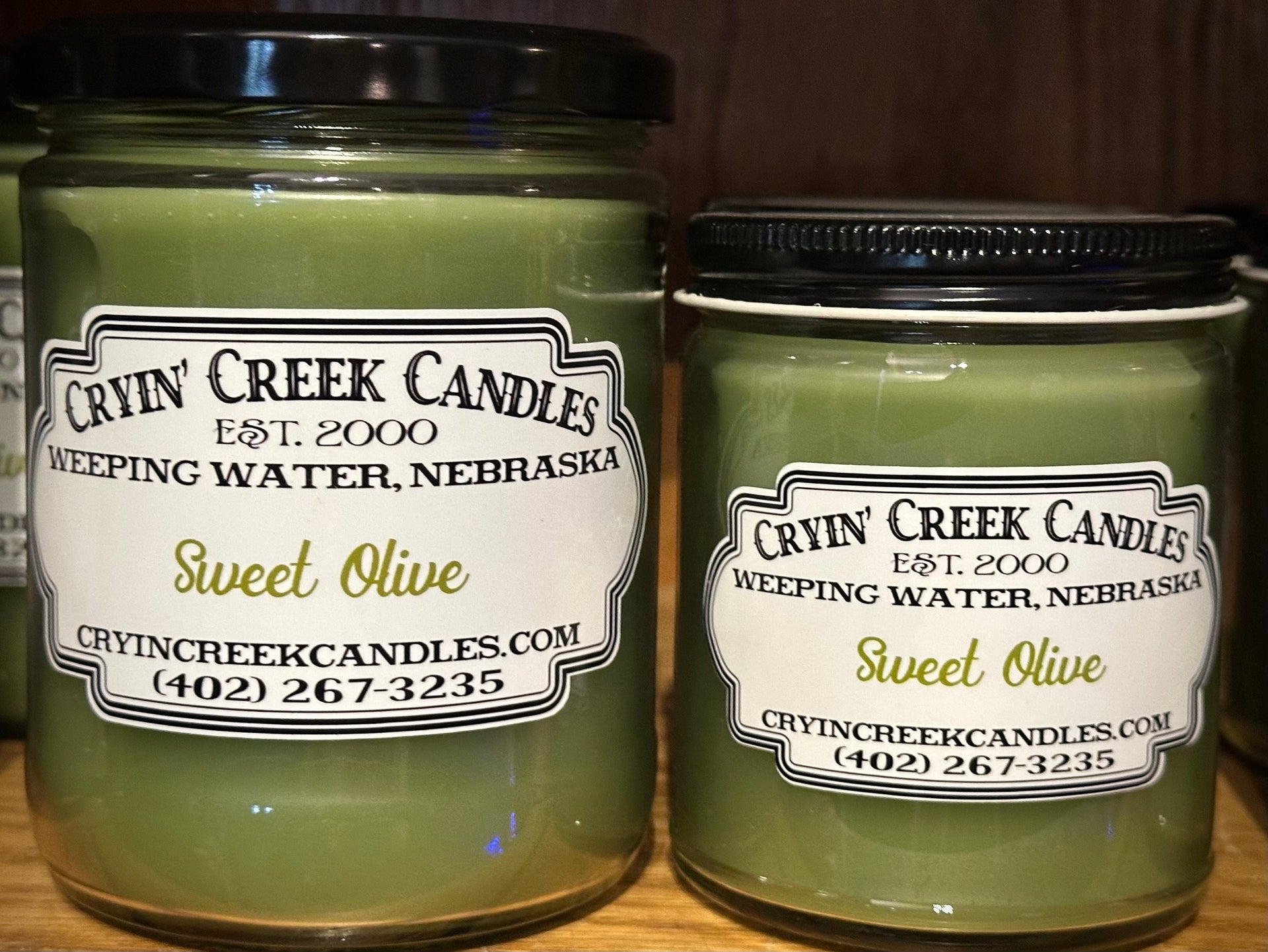 Handcrafted Wooden Wick Candles - Cryin Creek