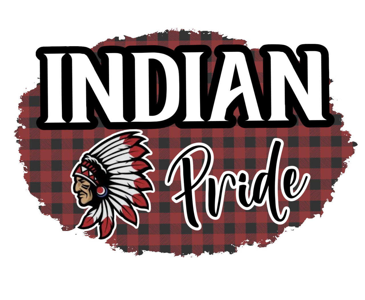 Indians Plaid School Pride Digital Download