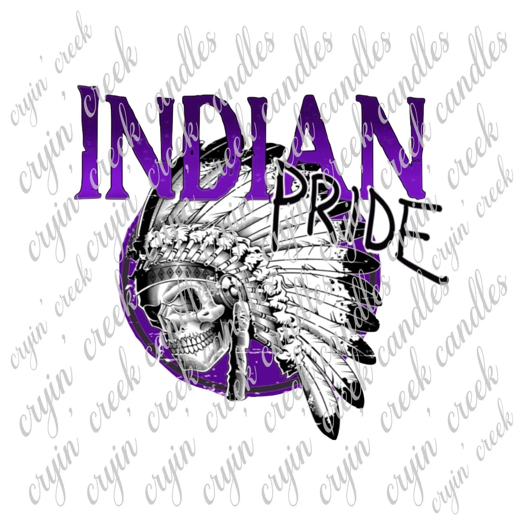 Indians School Pride Purple Digital Download