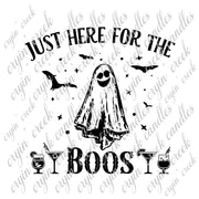 Just Here for the Boos Funny Halloween Digital Download - Cryin Creek