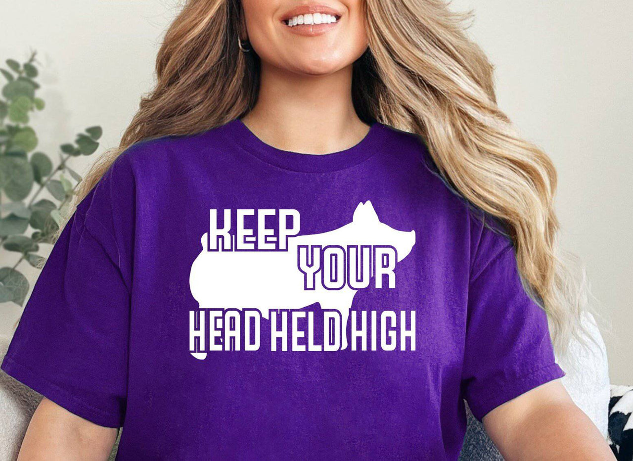 Keep Your Head Held High Hog Digital Download Tee