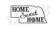 Nebraska Home Sweet Home Digital Download