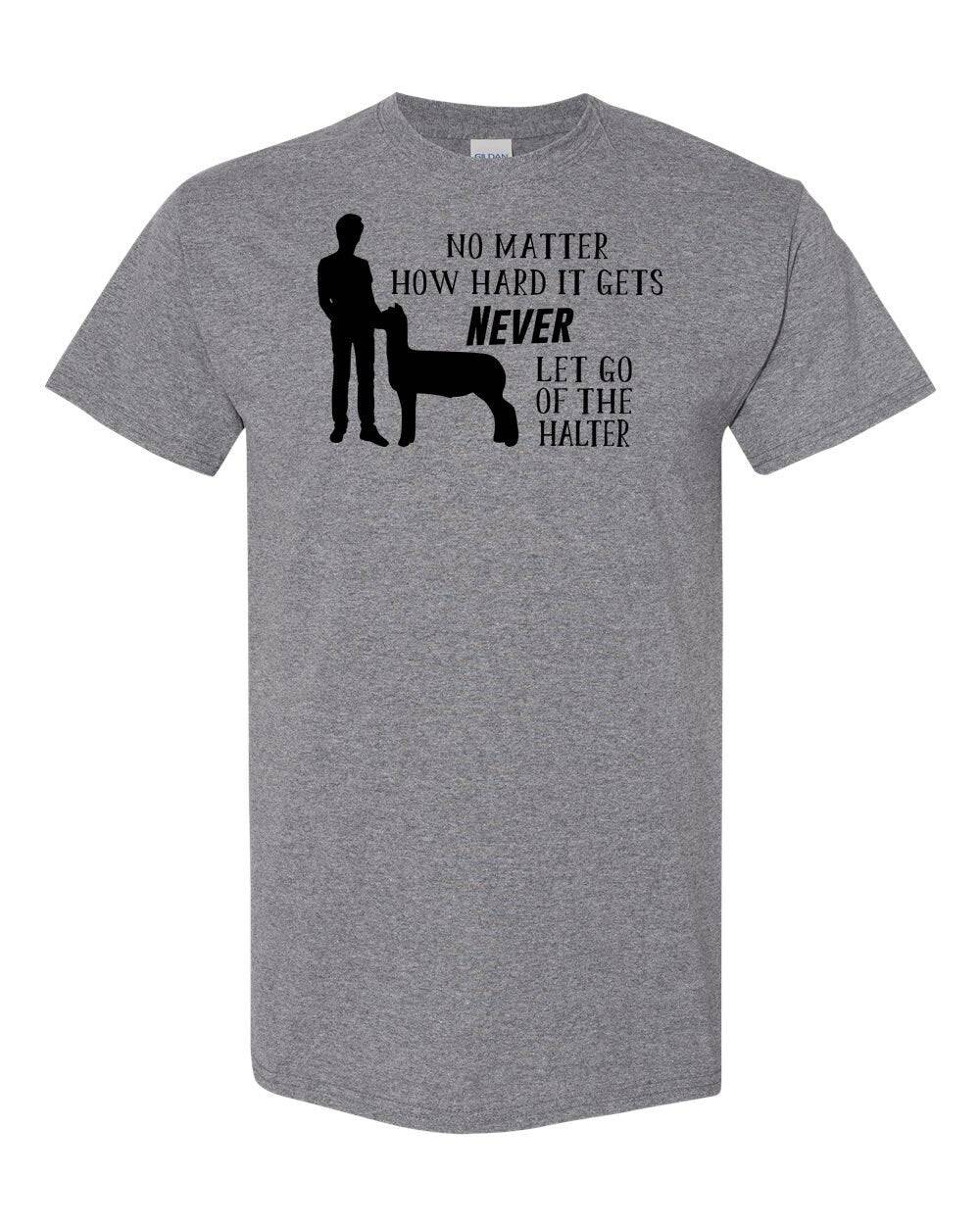 Never Let Go of the Halter Boy Digital Download Tee