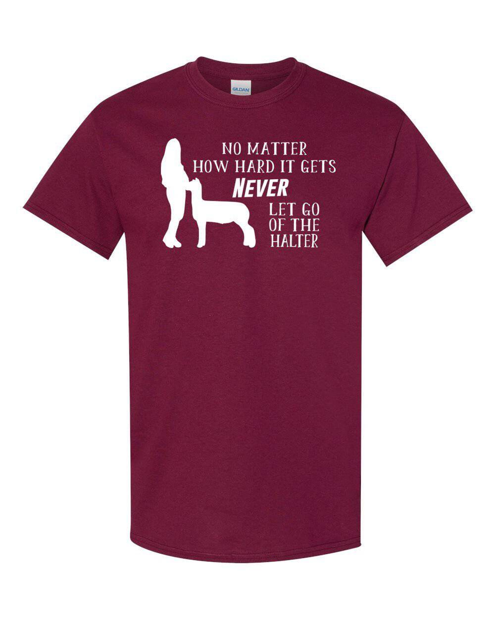 Never Let Go of the Halter Girl Digital Download Tee