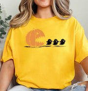 Pac Man Jack-O-Lantern Halloween Nostalgic Cotton T-Shirt (Copy)