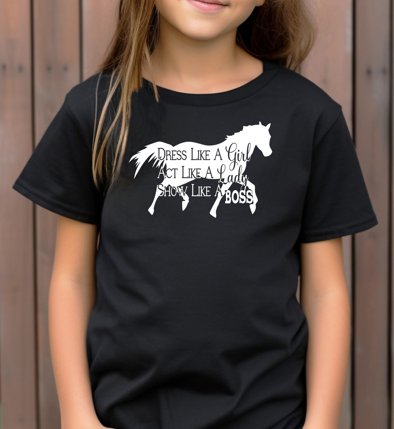 Show Like a Boss Horse Digital Download Tee