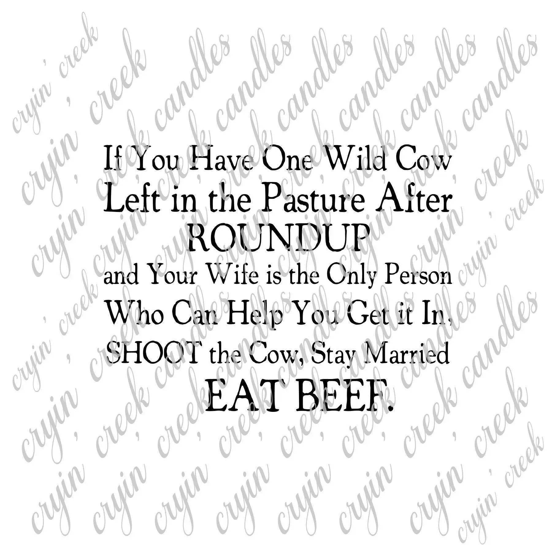 Stay Married Eat Beef Digital Download