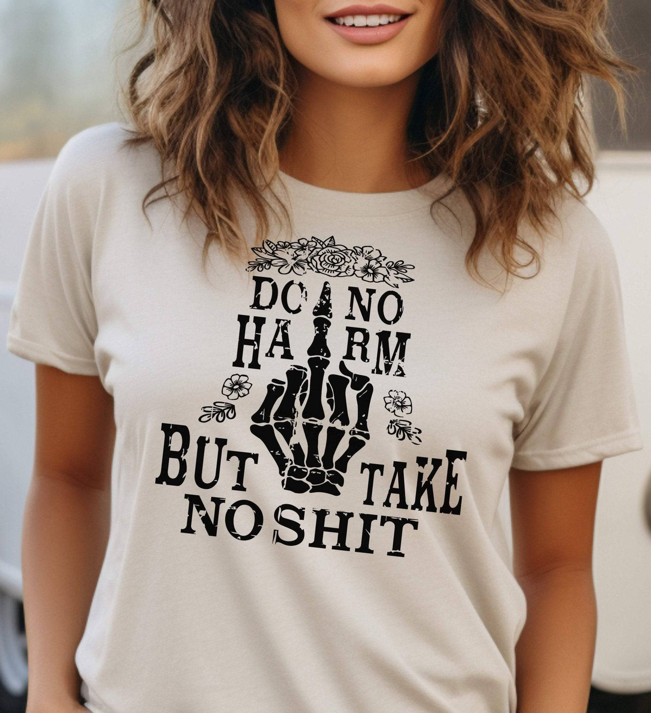 Do No Harm But Take No Shit Adult Unisex Cotton T-Shirt