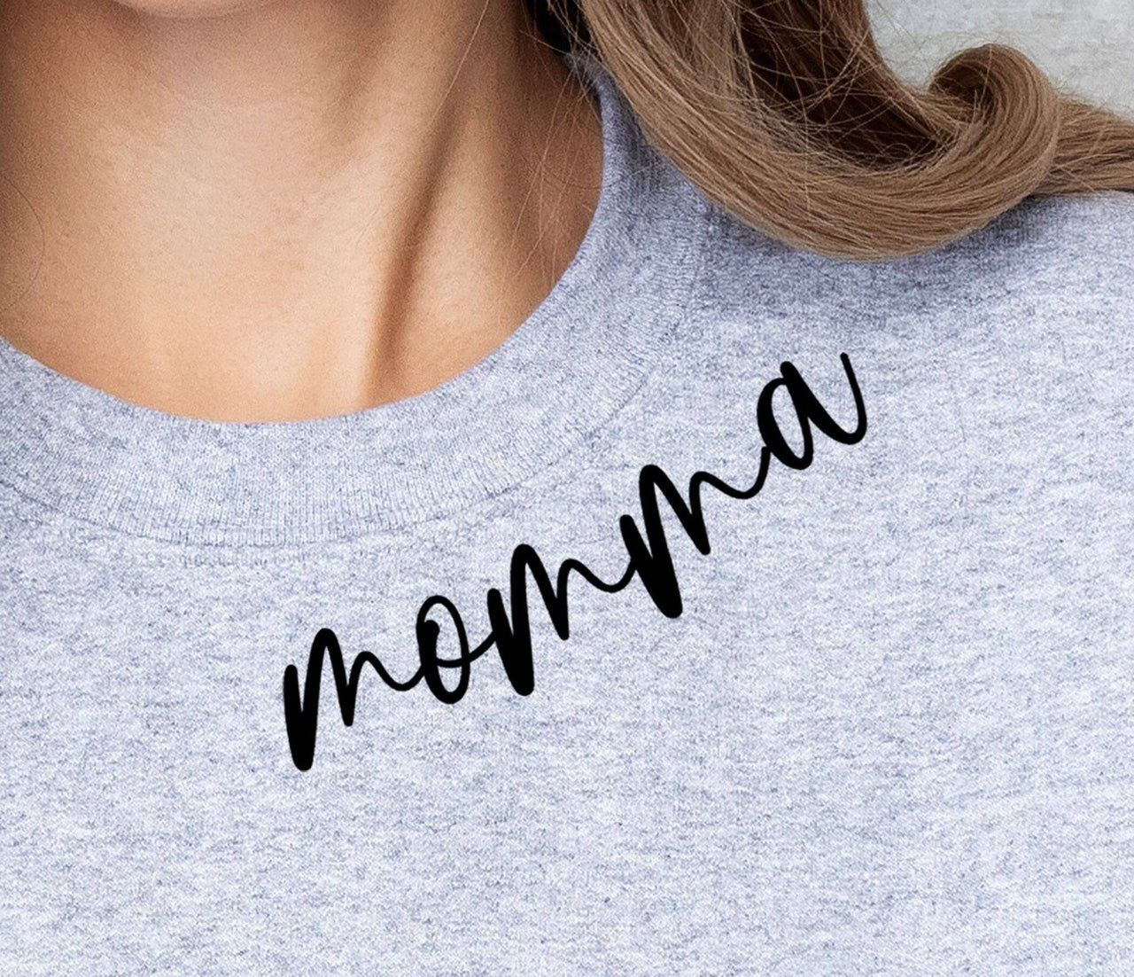 Personalized Mom and Children Adult Crewneck Sweatshirt