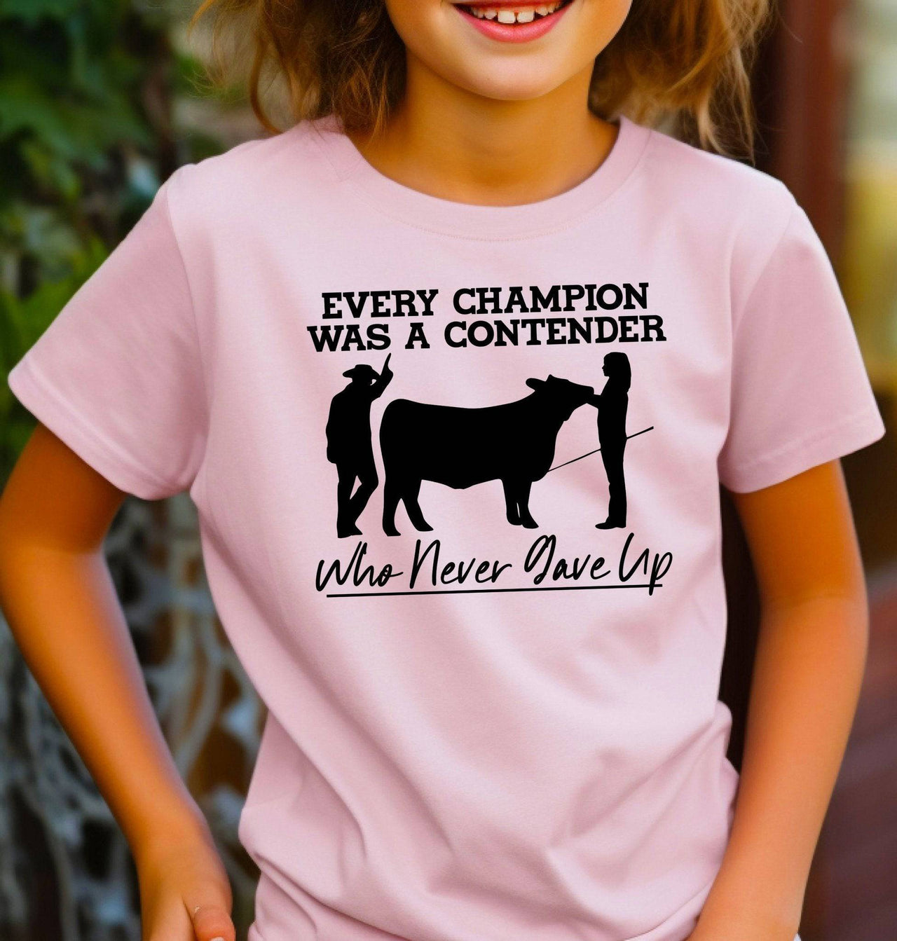 Every (Female) Champion Was a Contender Adult/Youth Cotton T-Shirt