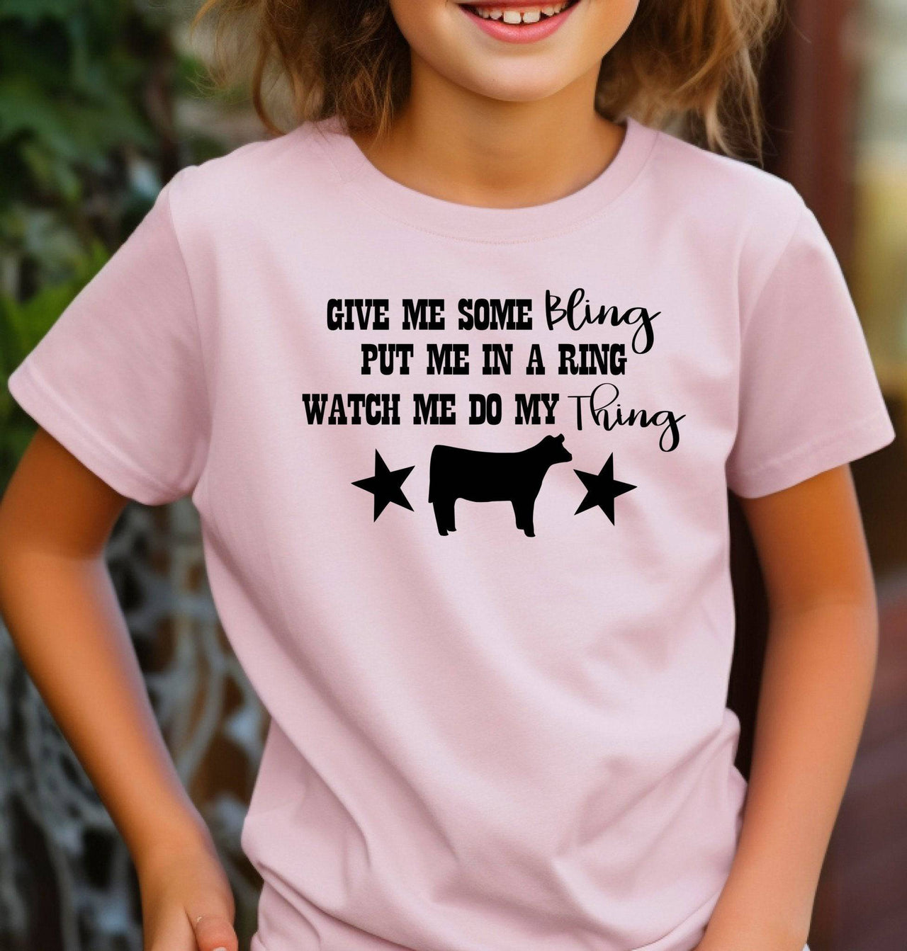 Give Me Some Bling Put Me in a Ring Watch Me Do My Thing T-Shirt