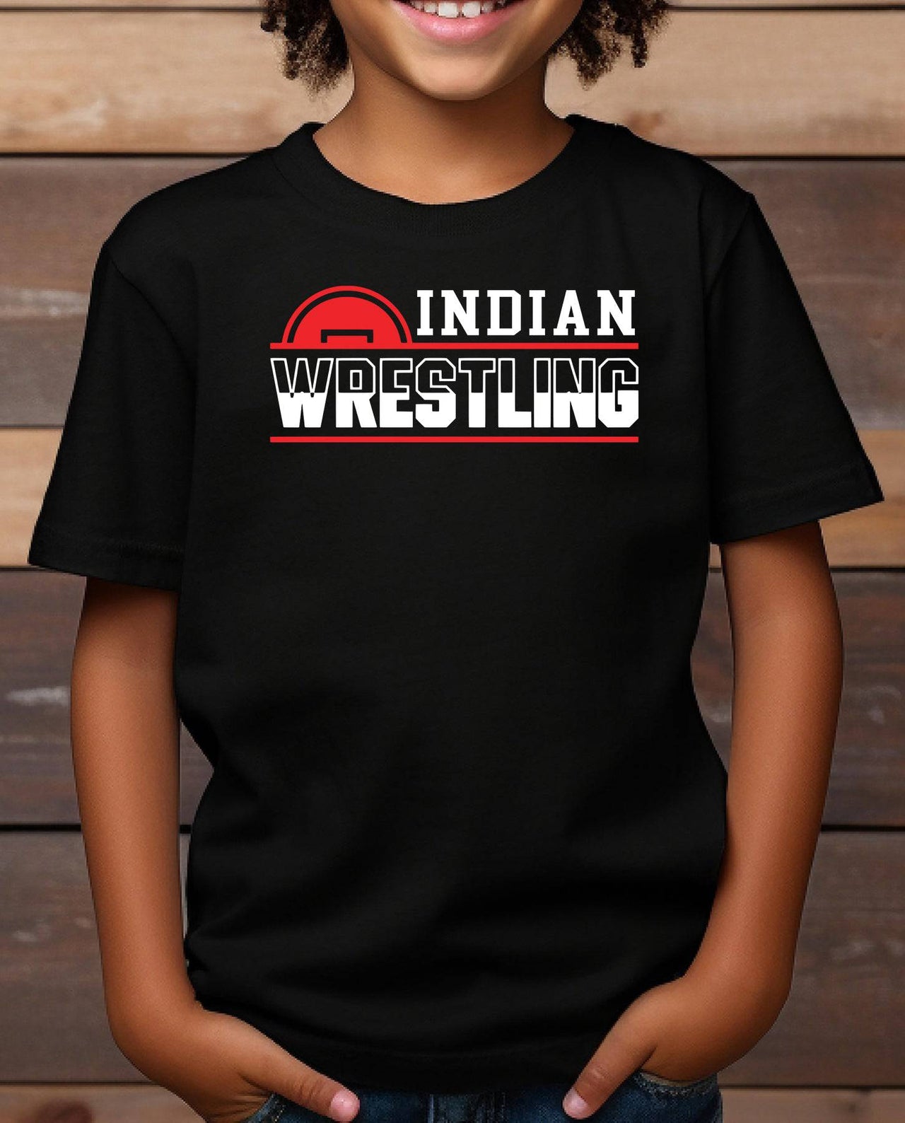 Indian Wrestling Adult or Youth Cotton T-Shirt