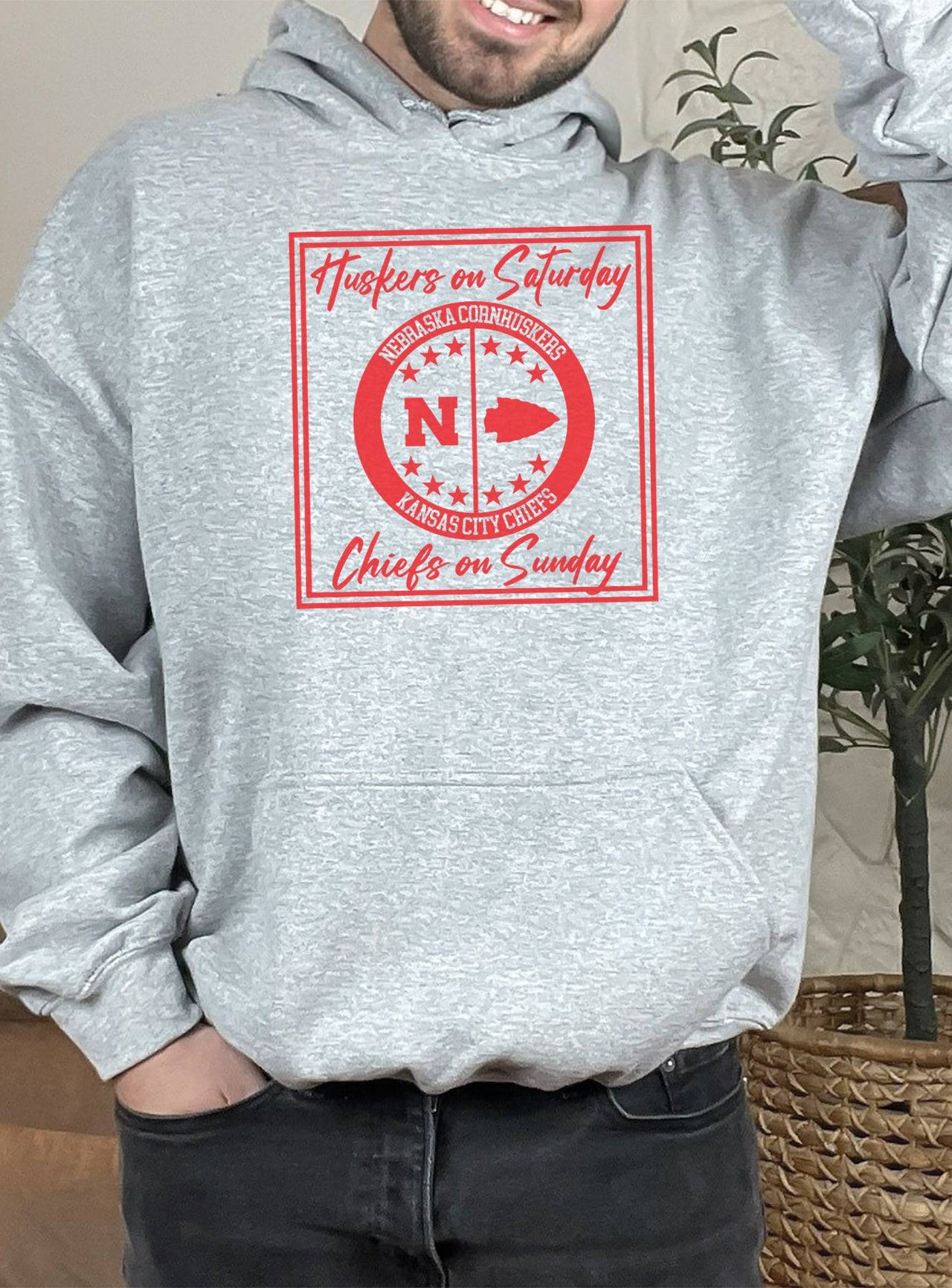 Huskers Chiefs Midwest Sports Fan Hoodie - Cryin Creek