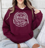 Farmhouse Lounge Beer Mug Logo Adult Hooded Sweatshirt | Cryin Creek