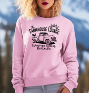 Farmhouse Lounge Sunny Vibes Pickup Truck Crewneck Sweatshirt - 0