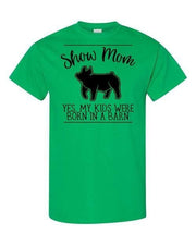 Hog Show Mom Adult Cotton T-Shirt | Cryin Creek