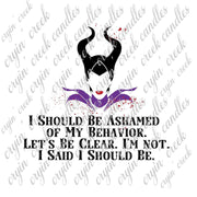 Maleficent I Should Be Ashamed of My Behavior Download - 0