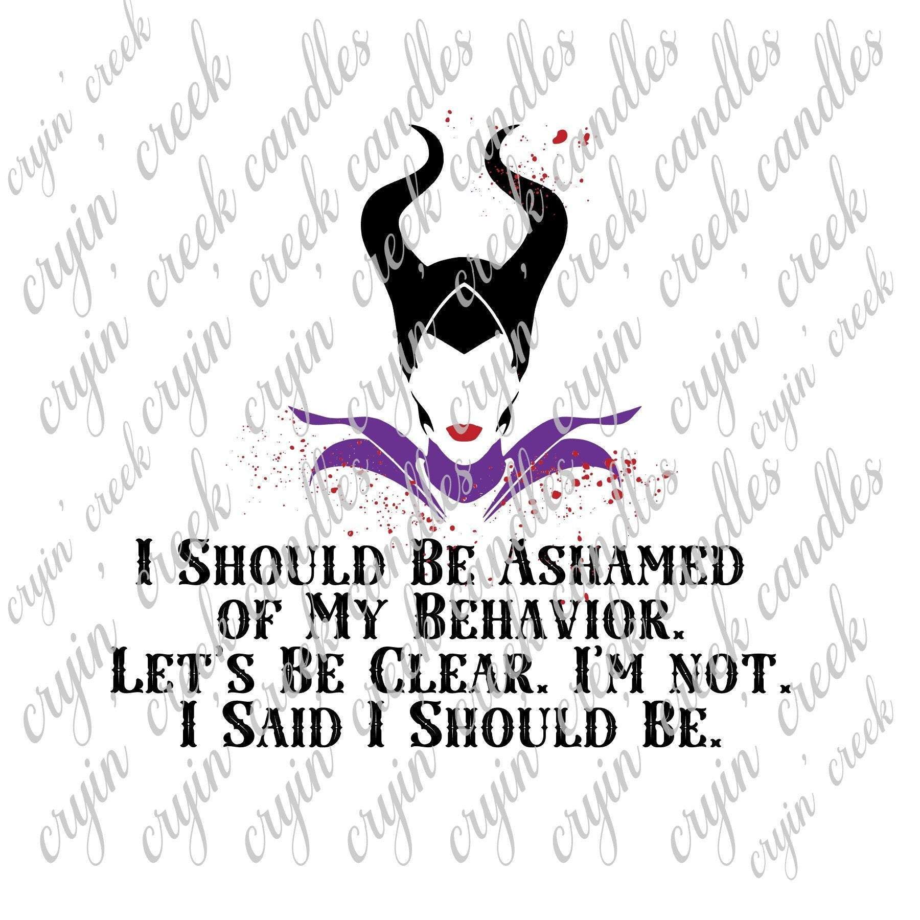 Maleficent I Should Be Ashamed of My Behavior Download - 0