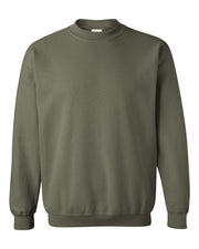 Military Green Farmhouse Lounge Rustic Crewneck Adult Cotton Unisex Sweatshirt