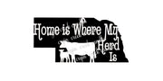 Nebraska Home is Where My Herd Is Download - 0