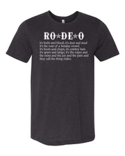 Rodeo Lyrics Adult T-shirt - 0