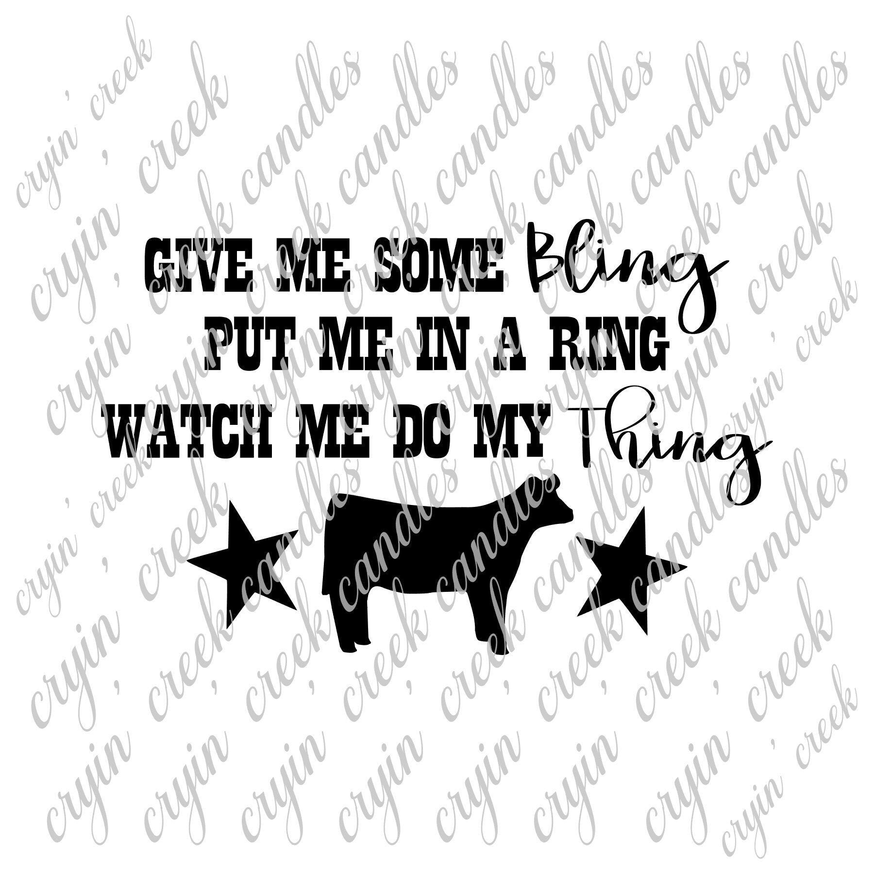 Give Me Some Bling Put Me in a Ring Watch Me Do My Thing Download | Cryin Creek